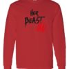 HER BEAST - Adult Long Sleeve Round-neck T-shirt