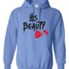HIS BEAUTY - Adult Hooded Sweatshirt (Unisex)