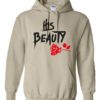 HIS BEAUTY - Adult Hooded Sweatshirt (Unisex)