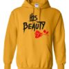 HIS BEAUTY - Adult Hooded Sweatshirt (Unisex)