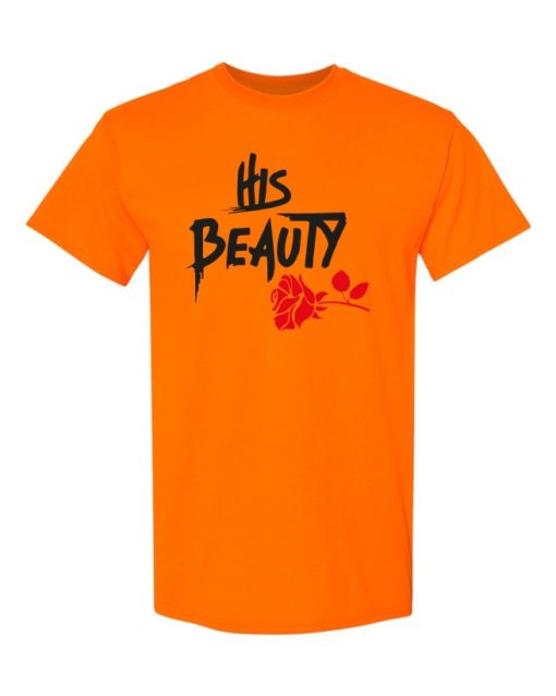 HIS BEAUTY - Adult Round-neck T-shirt