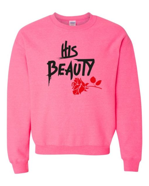 HIS BEAUTY - Adult Crew Neck Sweatshirt (Unisex)