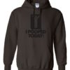 I POOPED TODAY - Cotton Ouaté Kangourou (Unisexe) Pour Adulte