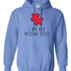 I AM HER MISSING PIECE - Adult Hooded Sweatshirt (Unisex)