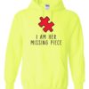 I AM HER MISSING PIECE - Adult Hooded Sweatshirt (Unisex)