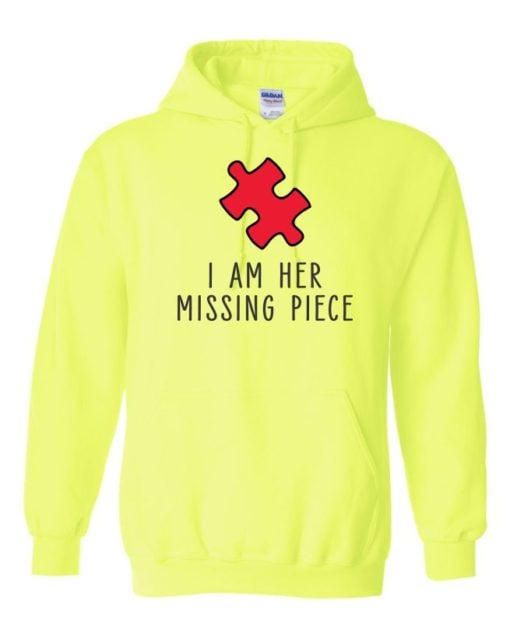 I AM HER MISSING PIECE - Cotton Ouaté Kangourou (Unisexe) Pour Adulte