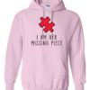 I AM HER MISSING PIECE - Adult Hooded Sweatshirt (Unisex)
