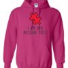 I AM HER MISSING PIECE - Adult Hooded Sweatshirt (Unisex)