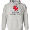 I AM HER MISSING PIECE - Adult Hooded Sweatshirt (Unisex)