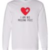 I AM HIS MISSING PIECE - Adult Long Sleeve Round-neck T-shirt