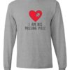 I AM HIS MISSING PIECE - Adult Long Sleeve Round-neck T-shirt