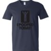 I POOPED TODAY - Adult V-neck T-shirt