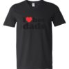 I LOVE HOT DADS - Adult V-neck T-shirt
