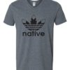NATIVE - Adult V-neck T-shirt