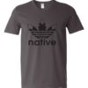 NATIVE - Adult V-neck T-shirt
