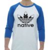 NATIVE - Adult Baseball Tee 3/4 Sleeve
