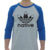 NATIVE - Adult Baseball Tee 3/4 Sleeve