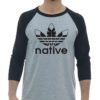 NATIVE - Adult Baseball Tee 3/4 Sleeve