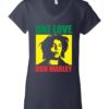 ONE LOVE BOB MARLEY - Women's V-neck T-shirt