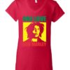 ONE LOVE BOB MARLEY - Women's V-neck T-shirt