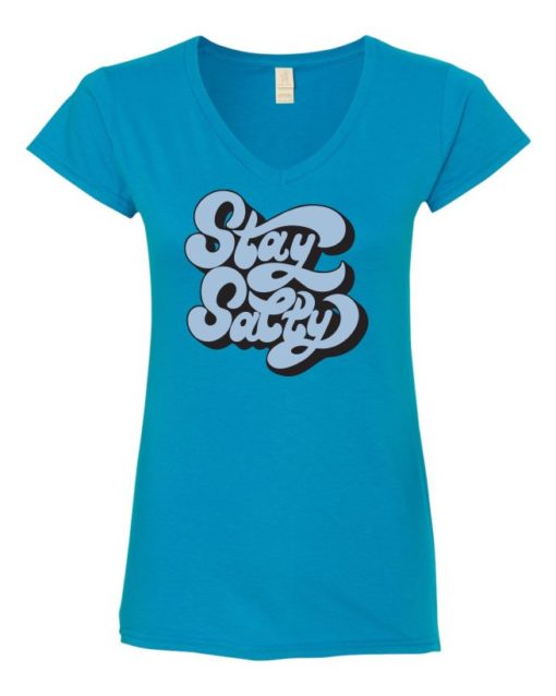 STAY SALTY - Women's V-neck T-shirt