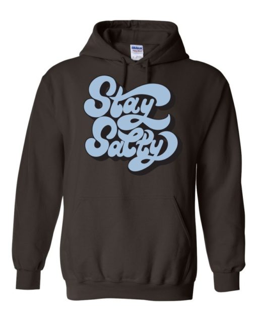 STAY SALTY - Cotton Ouaté Kangourou (Unisexe) Pour Adulte
