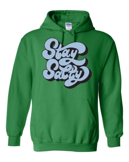 STAY SALTY - Cotton Ouaté Kangourou (Unisexe) Pour Adulte