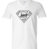 SUPER DAD - Adult V-neck T-shirt