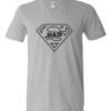 SUPER DAD - Adult V-neck T-shirt