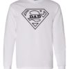 SUPER DAD 4 - Adult Long Sleeve Round-neck T-shirt