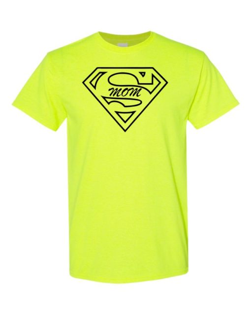 SUPER MOM - Adult Round-neck T-shirt