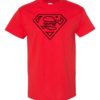 SUPER MOM - Adult Round-neck T-shirt
