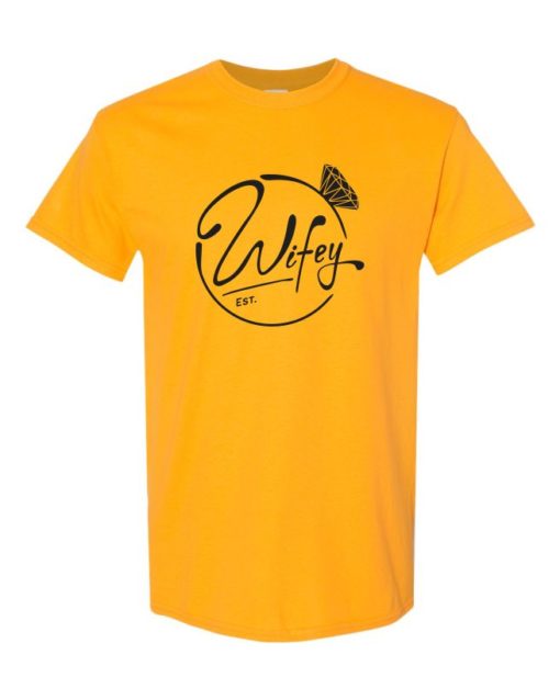 WIFEY EST. - T-shirt Col Rond Pour Adultes