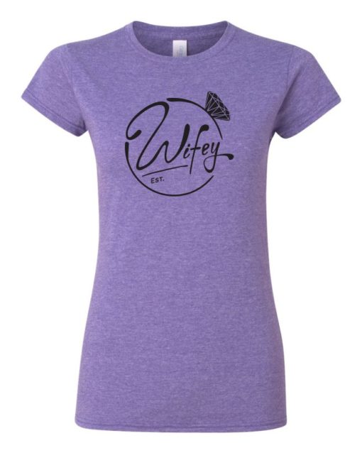 WIFEY EST. - T-shirt Col Rond Pour Femmes