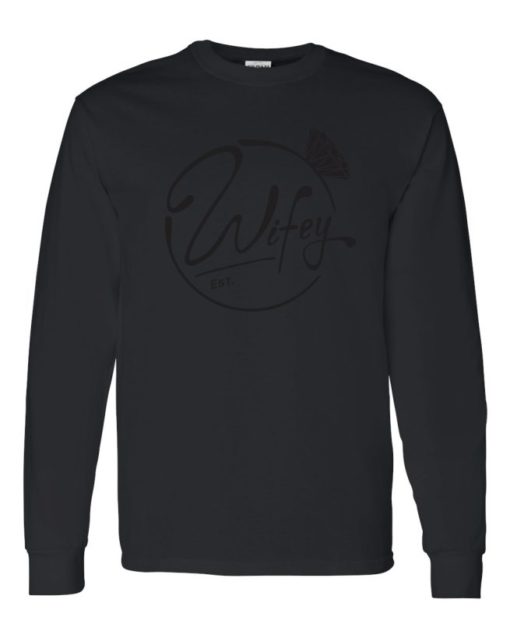 WIFEY EST. - T-shirt Manche Long Col Rond Pour Adultes