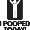 I POOPED TODAY - Youth Round-neck T-shirt
