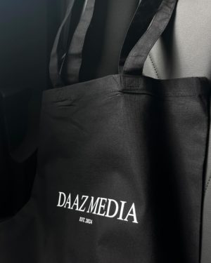 Make a custom tote with us for @daaz.media ⭐️Personalize your business today at T-Shirt Time !#tshirttime #custommade #totebag #customtote #montreal #mtl