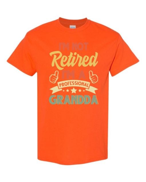 I AM NOT RETIRED  - Adult Round-neck T-shirt