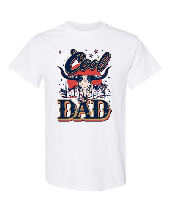 COOL DAD - T-shirt Col Rond Pour Adultes