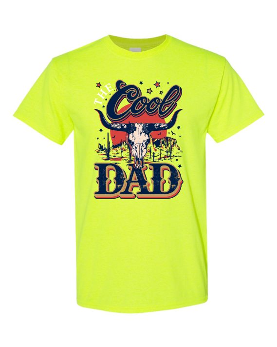 COOL DAD - T-shirt Col Rond Pour Adultes