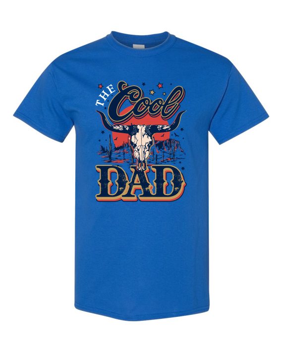 COOL DAD - T-shirt Col Rond Pour Adultes