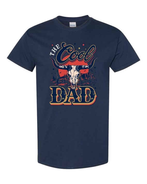 COOL DAD - T-shirt Col Rond Pour Adultes