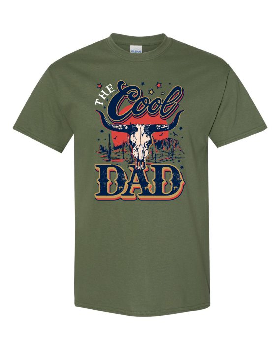 COOL DAD - T-shirt Col Rond Pour Adultes