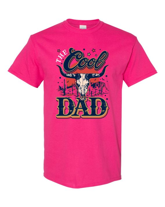COOL DAD - T-shirt Col Rond Pour Adultes