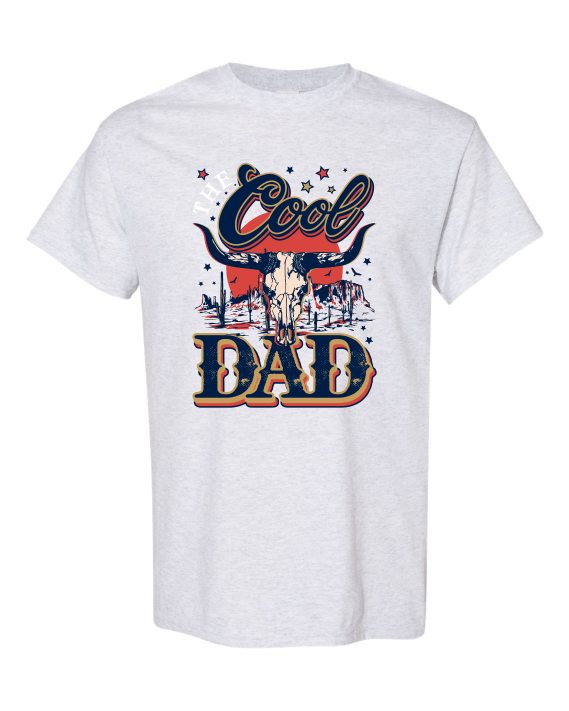 COOL DAD - T-shirt Col Rond Pour Adultes