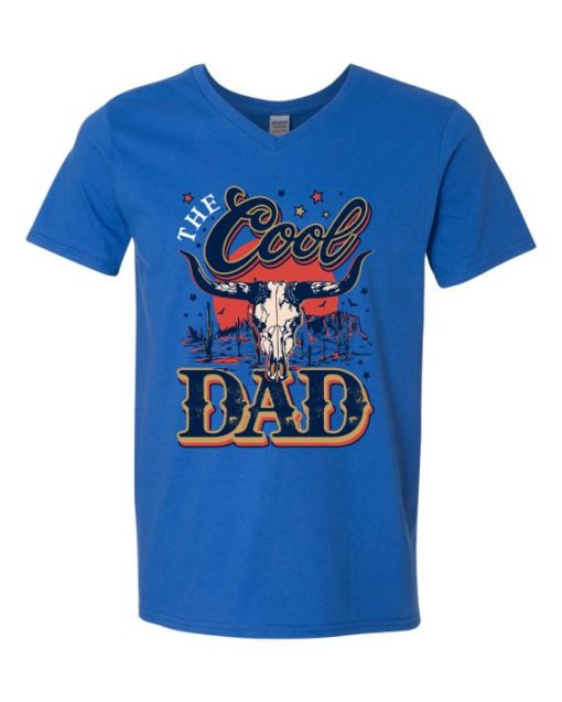 COOL DAD - Adult V-neck T-shirt