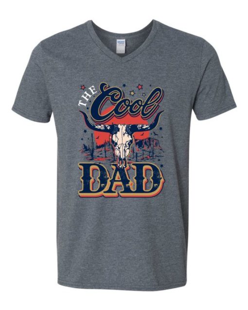 COOL DAD - Adult V-neck T-shirt