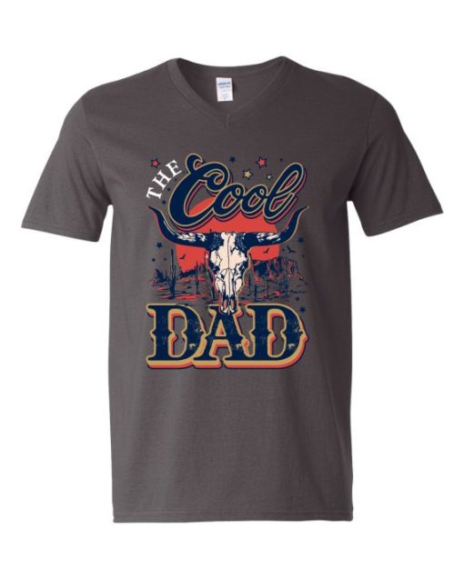 COOL DAD - Adult V-neck T-shirt