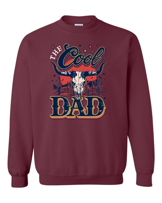 COOL DAD - Cotton Ouaté Col Rond (Unisexe) Pour Adultes
