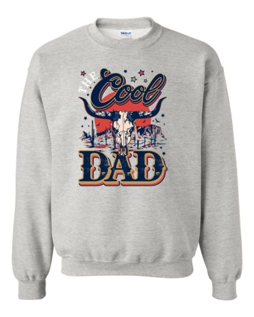 COOL DAD - Adult Crew Neck Sweatshirt (Unisex)